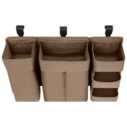 Lionelo - 3-in-1 pinnasängyn sivutasku SIDEPOCKET Beige