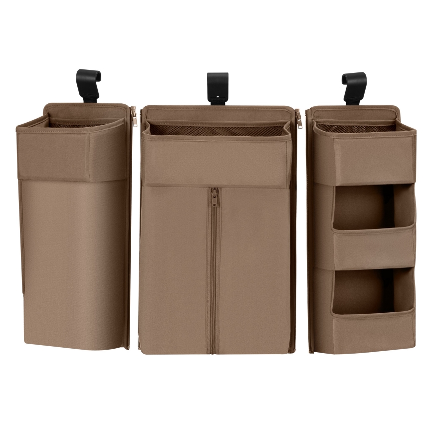Lionelo - 3-in-1 pinnasängyn sivutasku SIDEPOCKET Beige