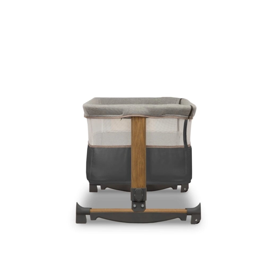 Lionelo - 3-in-1-pinnasänky LEONIE harmaa/musta