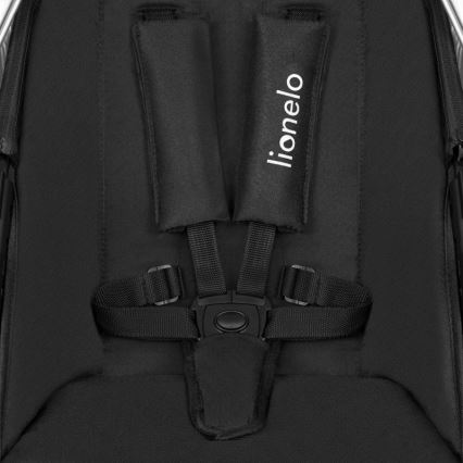 Lionelo - 3-in-1 yhdistelmävaunu AMBER, musta/hopea