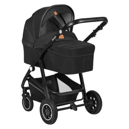 Lionelo - 3-in-1 yhdistelmävaunu BIANKA Black Onyx