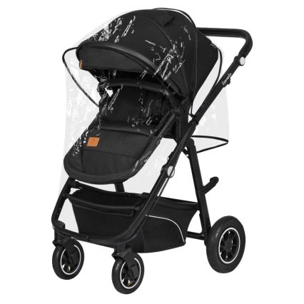 Lionelo - 3-in-1 yhdistelmävaunu BIANKA Black Onyx