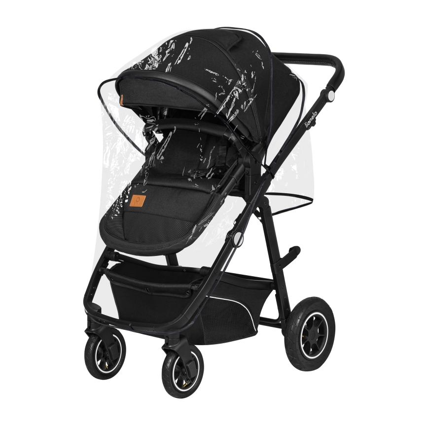 Lionelo - 3-in-1 yhdistelmävaunu BIANKA Black Onyx