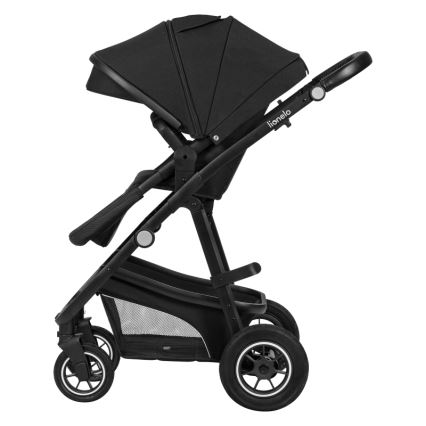 Lionelo - 3-in-1 yhdistelmävaunu BIANKA Black Onyx