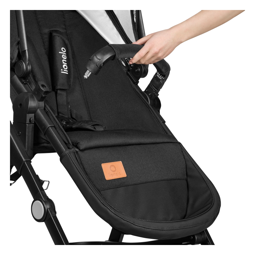 Lionelo - 3-in-1 yhdistelmävaunu BIANKA Black Onyx