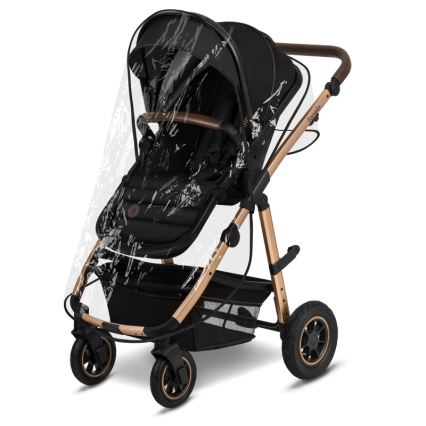 Lionelo - 3-in-1 yhdistelmävaunut AMBER Black Onyx