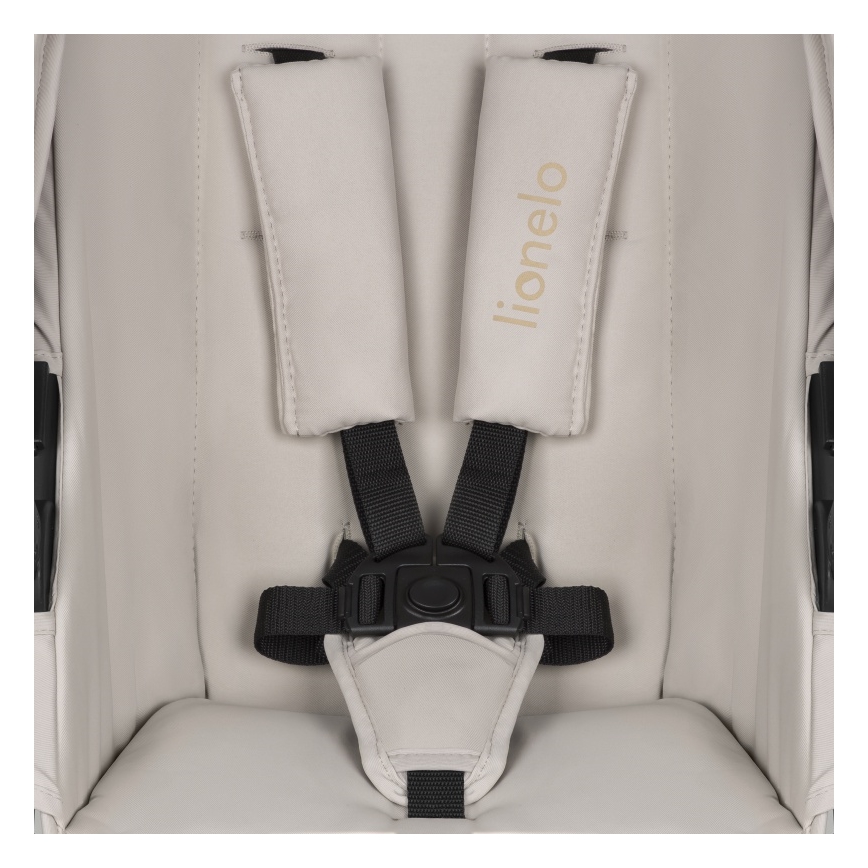 Lionelo - 3-in-1 yhdistelmävaunut AMBER PLUS Beige hiekka