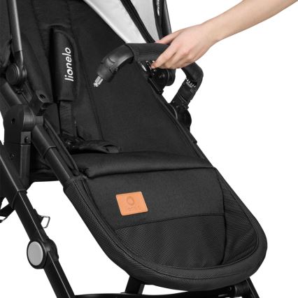 Lionelo - 3-in-1 yhdistelmävaunut BIANKA Black Onyx