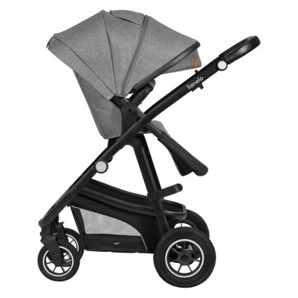 Lionelo - 3-in-1 yhdistelmävaunut BIANKA Grey Stone