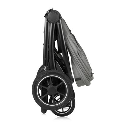 Lionelo - 3-in-1 yhdistelmävaunut MERIL Grey Stone