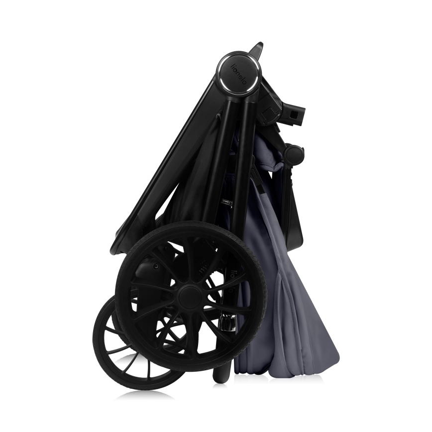 Lionelo - 3-in-1 yhdistelmävaunut MIKA PLUS Kiviharmaa