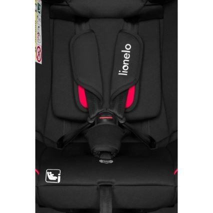 Lionelo - Turvaistuin AART i-Size 40-150 cm musta/punainen