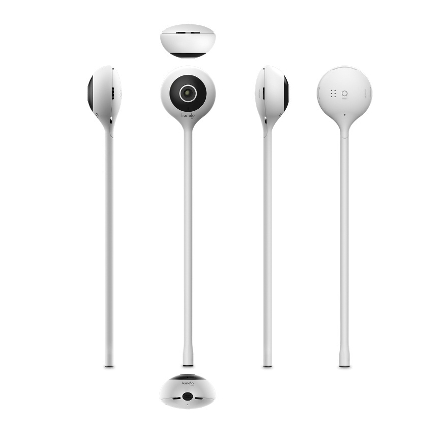 Lionelo - Älykäs vauvamonitori BABYLINE SMART Wi-Fi valkoinen