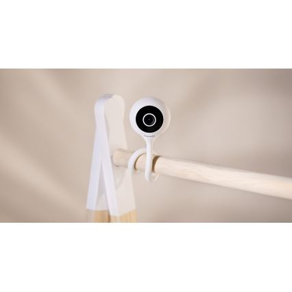 Lionelo - Älykäs vauvamonitori BABYLINE SMART Wi‑Fi, valkoinen