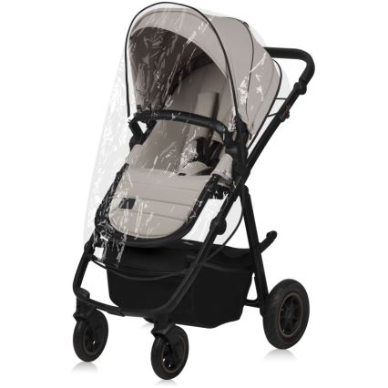 Lionelo – AMBER PLUS yhdistelmävaunut 2‑in‑1, beigen sävy