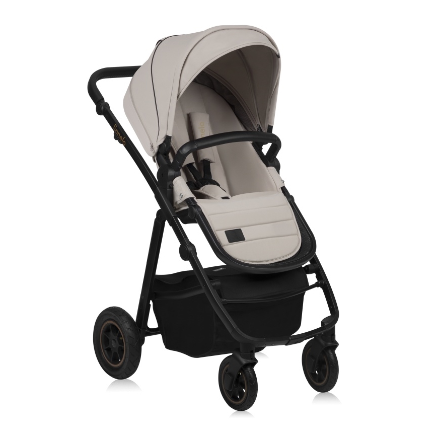 Lionelo – AMBER PLUS yhdistelmävaunut 2‑in‑1, beigen sävy
