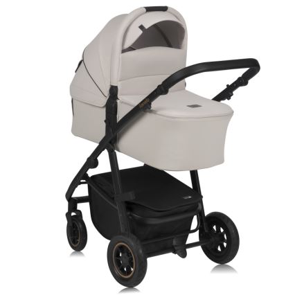 Lionelo – AMBER PLUS yhdistelmävaunut 2‑in‑1, beigen sävy