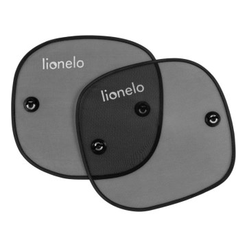 Lionelo - Aurinkosuoja imukupilla SUNSHADE 2 kpl Musta