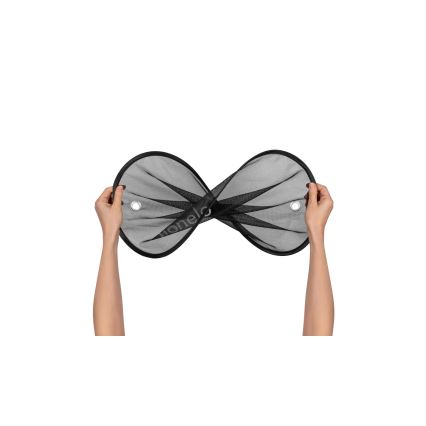 Lionelo - Aurinkosuoja imukupilla SUNSHADE 2 kpl Musta