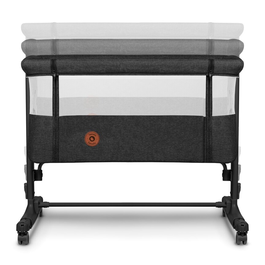 Lionelo - AURORA 3-in-1 lasten pinnasänky, musta