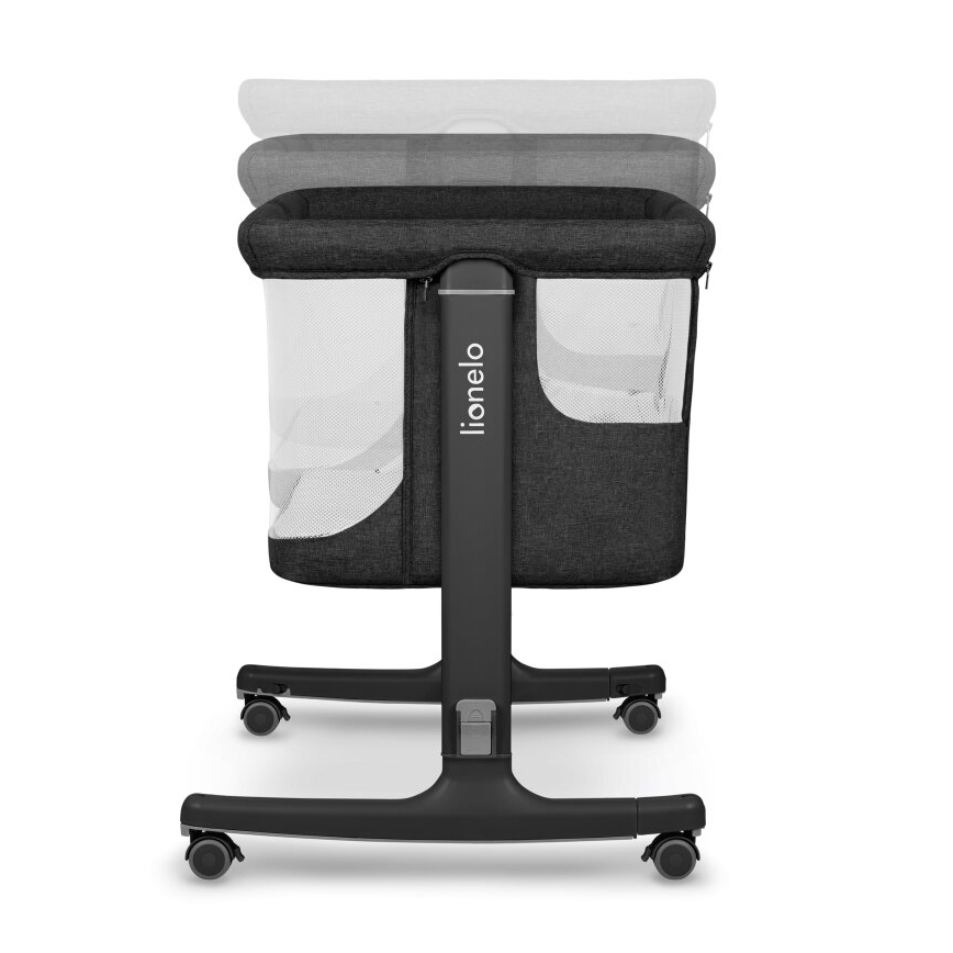 Lionelo - AURORA 3-in-1 lasten pinnasänky, musta