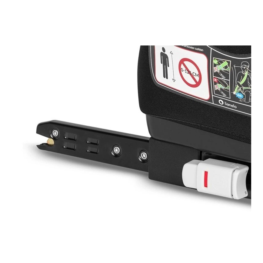 Lionelo - Auton korokeistuin LUUK FIX i-Koko 125-150 cm musta/harmaa
