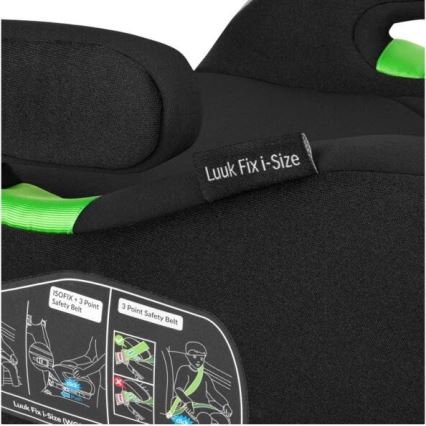 Lionelo - Auton turvakoroke LUUK FIX i-Size 125-150 cm musta