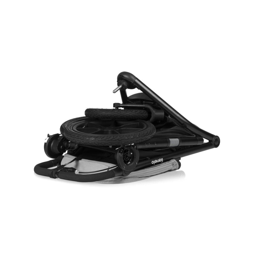 Lionelo - AZURA sporttirattaat, musta/harmaa