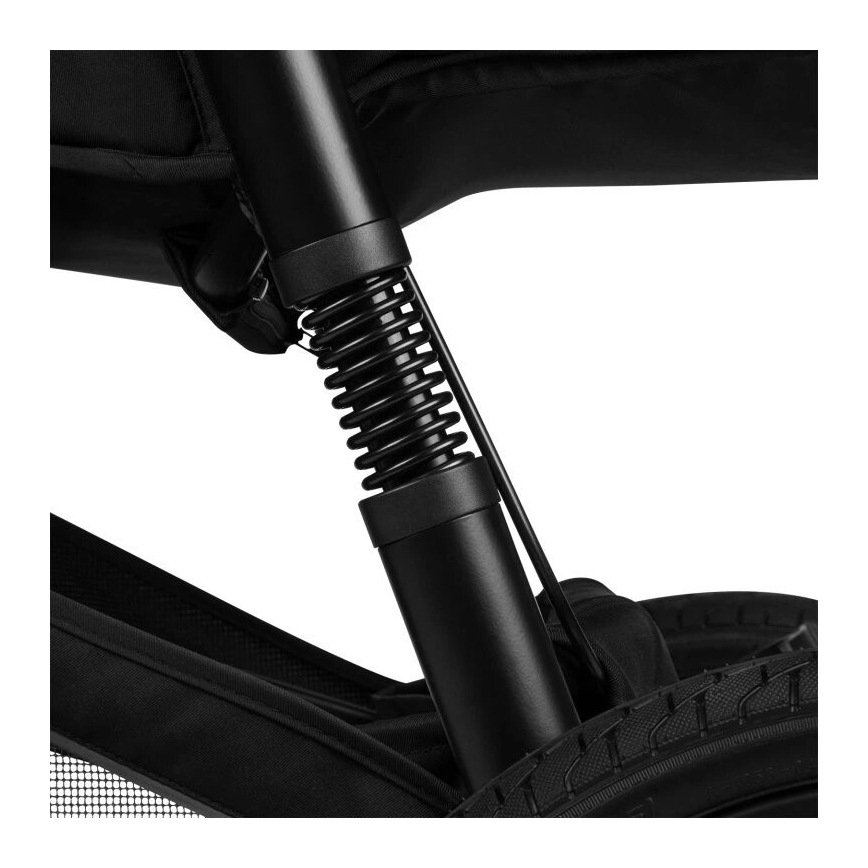 Lionelo - AZURA urheiluvaunut musta