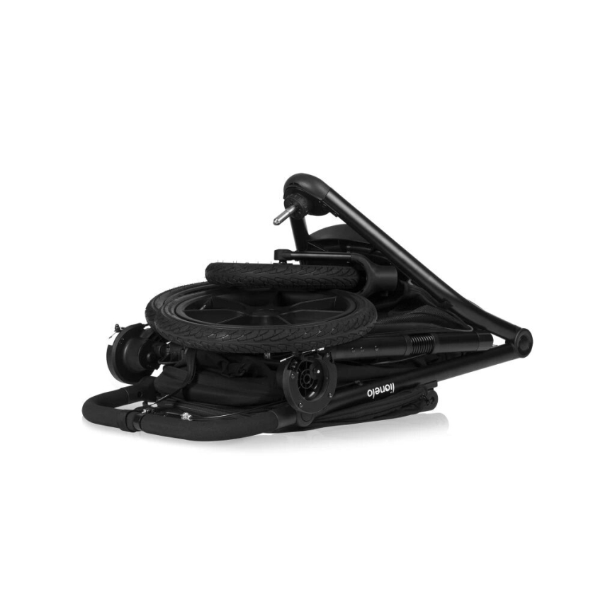 Lionelo - AZURA urheiluvaunut musta