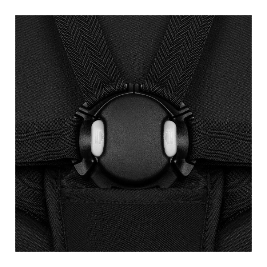 Lionelo - AZURA urheiluvaunut musta