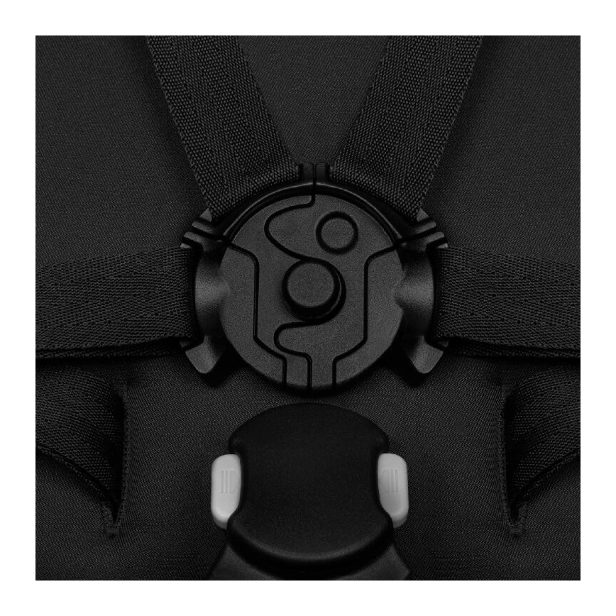 Lionelo - AZURA urheiluvaunut musta