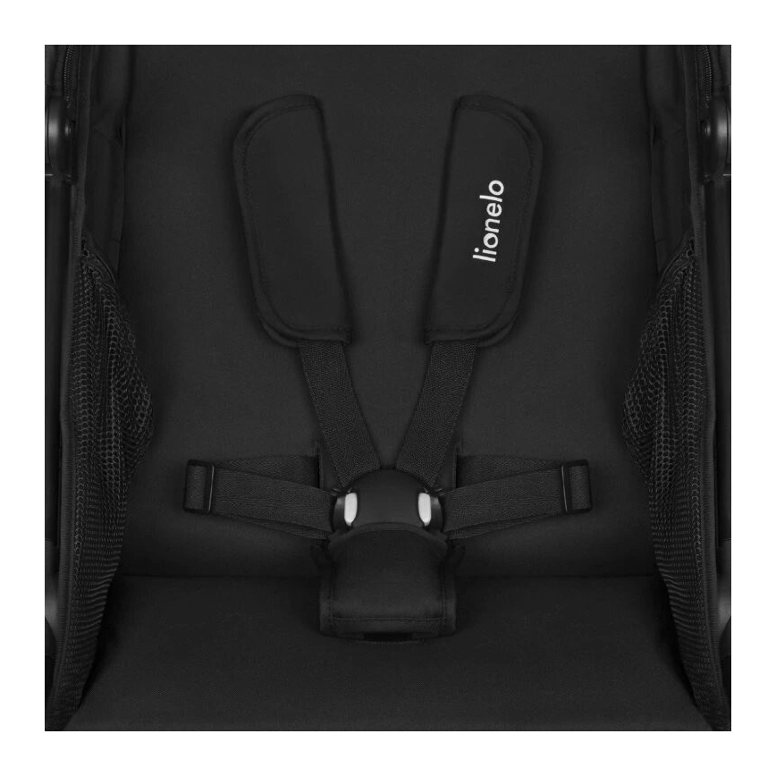 Lionelo - AZURA urheiluvaunut musta