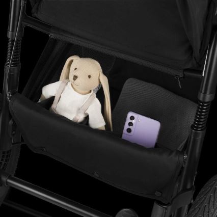 Lionelo - AZURA urheiluvaunut musta