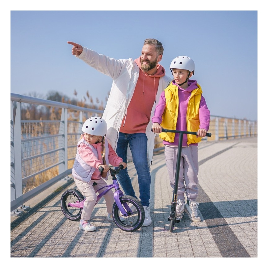 Lionelo - BART AIR tasapainopyörä, violetti/vaaleanpunainen