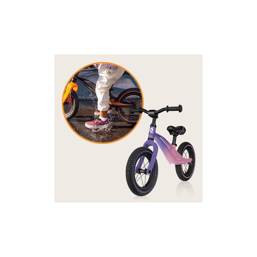 Lionelo - BART AIR tasapainopyörä, violetti/vaaleanpunainen