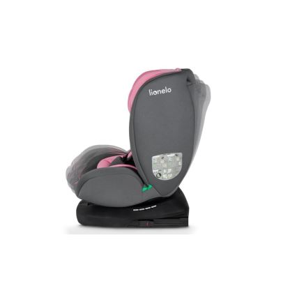 Lionelo - BASTIAAN i-Size lasten turvaistuin 40-150 cm harmaa/vaaleanpunainen