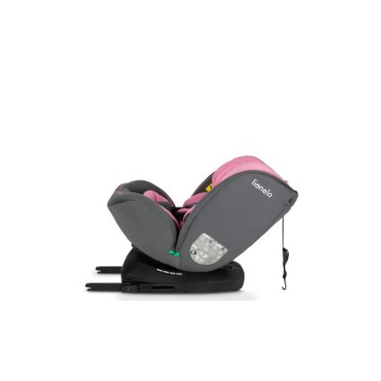 Lionelo - BASTIAAN i-Size lasten turvaistuin 40-150 cm harmaa/vaaleanpunainen