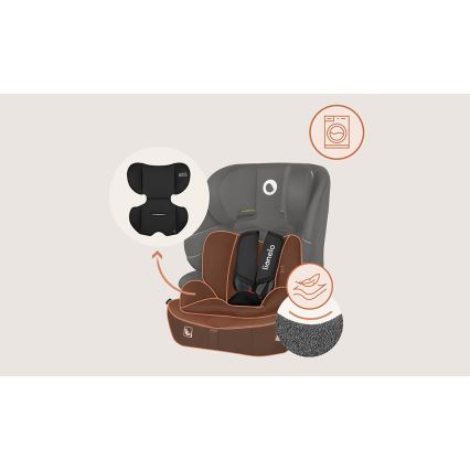Lionelo - BILLY i-Size turvaistuin 76-150 cm Black Carbon