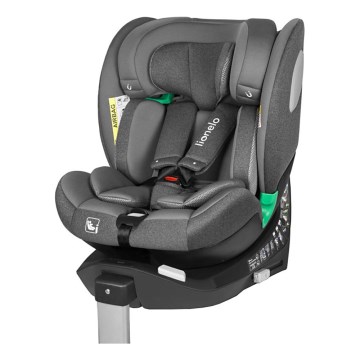 Lionelo - BRAAM i-Size kääntyvä turvaistuin jalustalla 40-150 cm Grey Stone