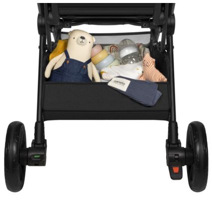 Lionelo - CLOE urheiluvaunut musta/harmaa