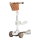 Lionelo - FRANKY lasten 2-in-1 potkulauta, valkoinen/beige