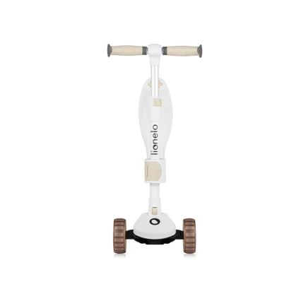 Lionelo - FRANKY lasten 2-in-1 potkulauta, valkoinen/beige