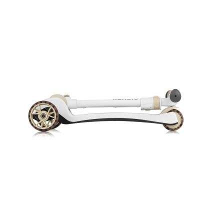 Lionelo - FRANKY lasten 2-in-1 potkulauta, valkoinen/beige