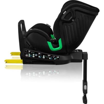 Lionelo - Turvaistuin kääntyvällä alustalla HARMONY i-Size 40-150 cm musta