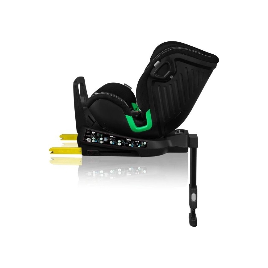 Lionelo - Turvaistuin kääntyvällä alustalla HARMONY i-Size 40-150 cm musta