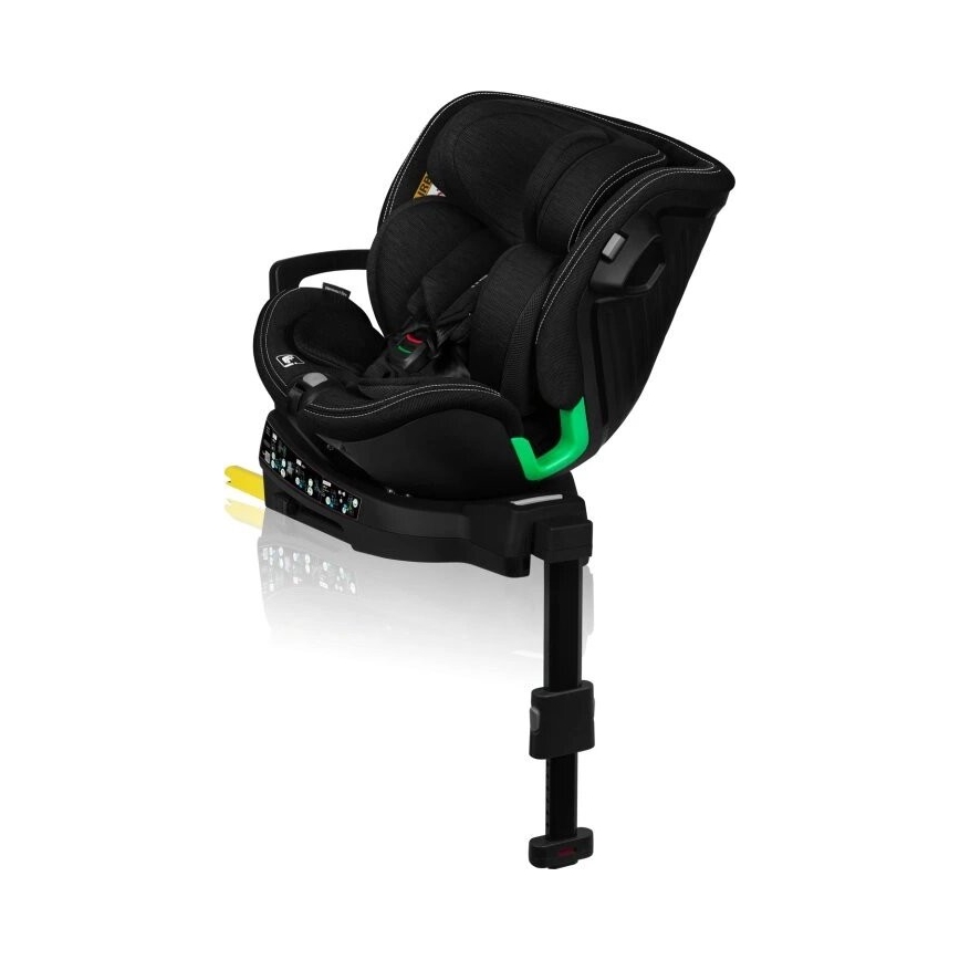 Lionelo - Turvaistuin kääntyvällä alustalla HARMONY i-Size 40-150 cm musta