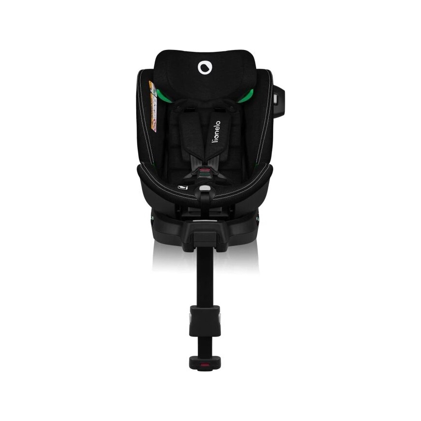 Lionelo - Turvaistuin kääntyvällä alustalla HARMONY i-Size 40-150 cm musta