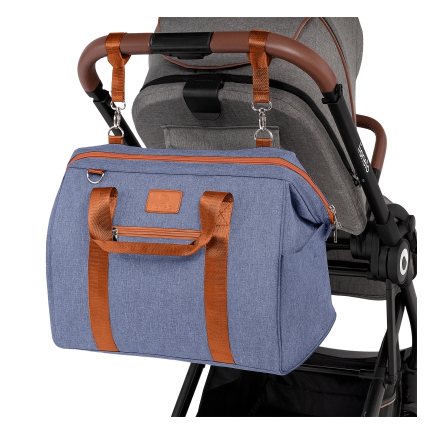 Lionelo - Hoitolaukku vaunuihin IDA Blue Denim