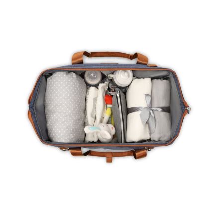 Lionelo - Hoitolaukku vaunuihin IDA Blue Denim